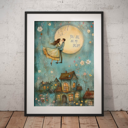 »You Are My Dream« retro poster