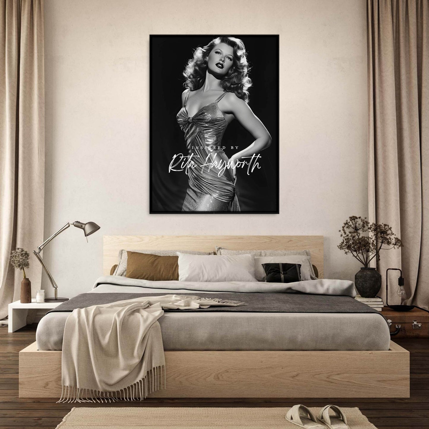»Rita Hayworth in Satin Bombshell« poster