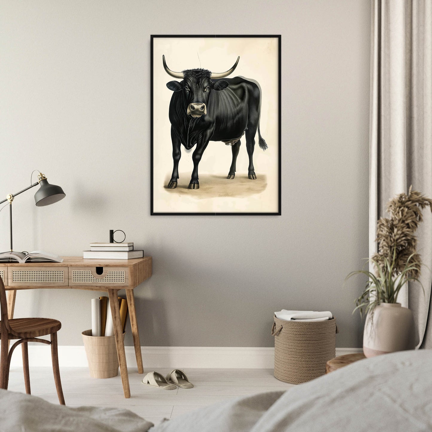 »Beef Cattle« zoologisk vintageposter