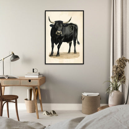 »Beef Cattle« zoologisk vintageposter