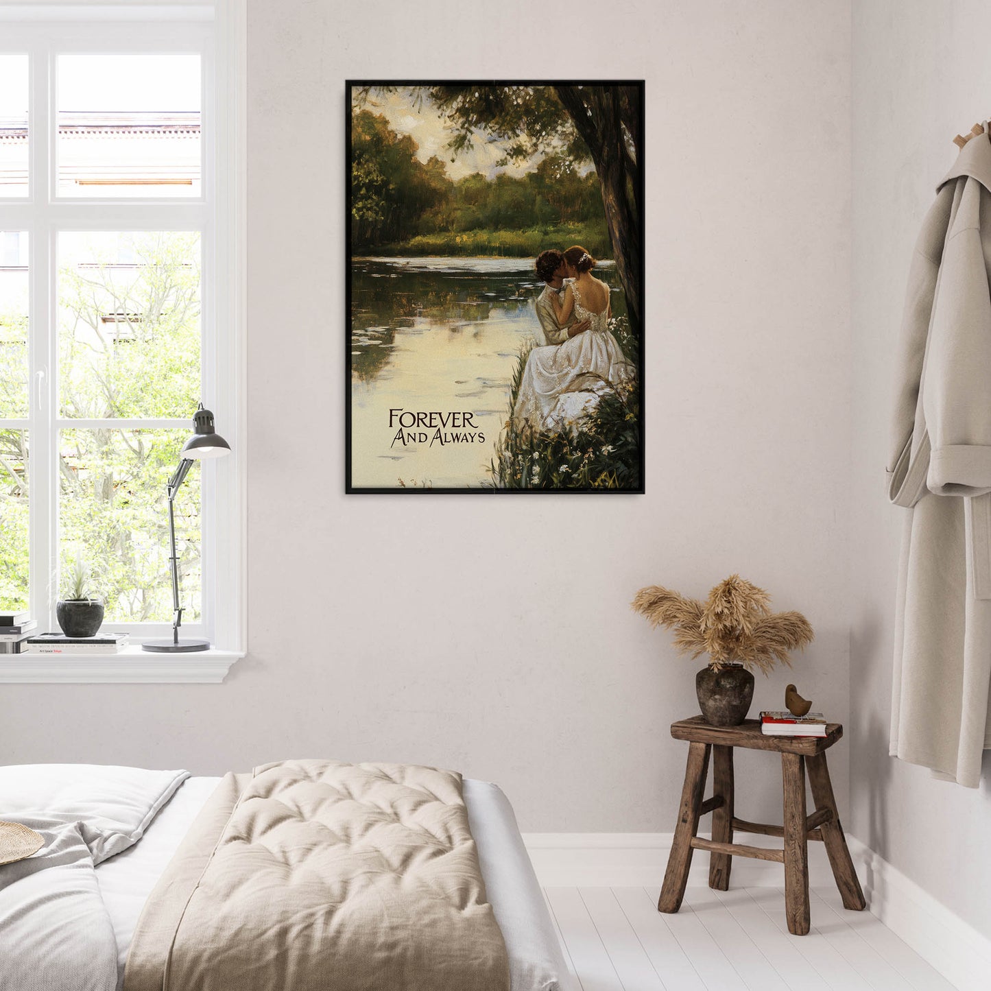 »Forever and Always« romantisk poster