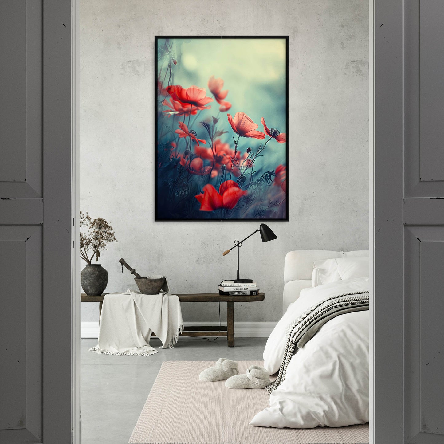 »Floral Symphony«, poster i fri fotografisk stil