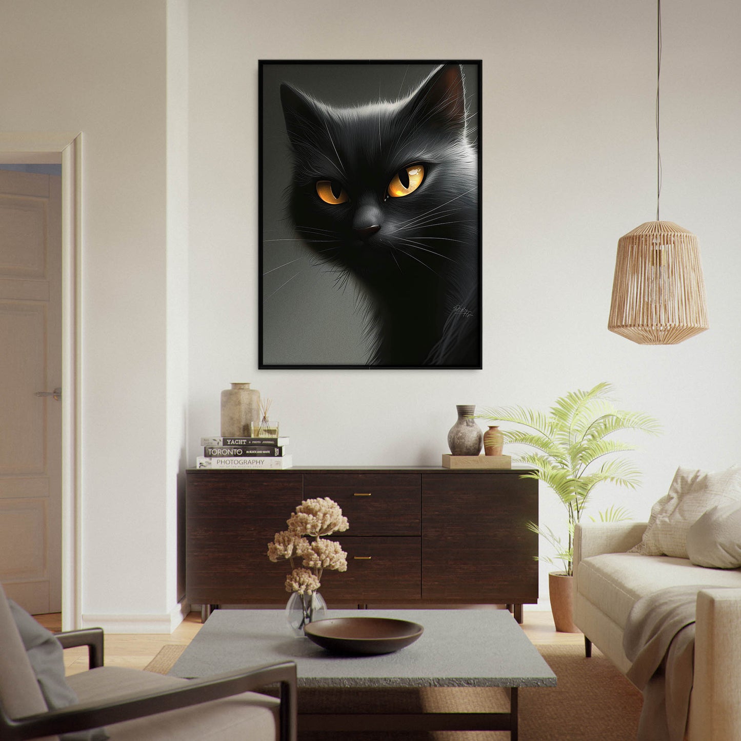 »Moody Meows« poster
