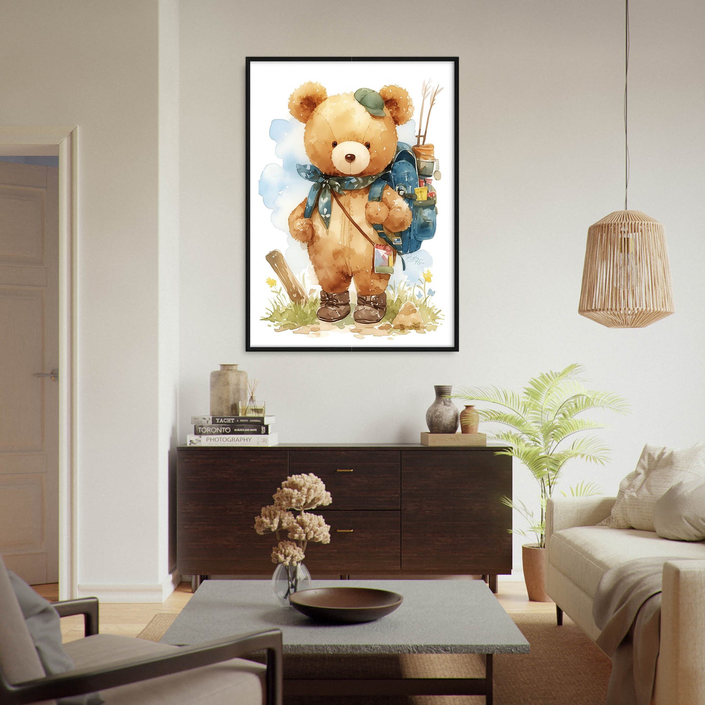 »Teddy Hiking« barnposter
