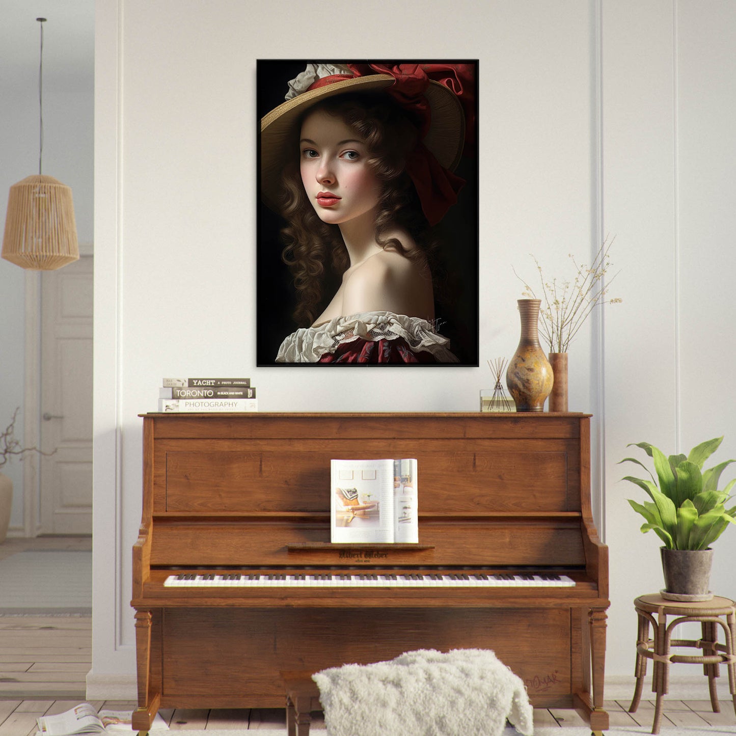 »Jeanette Rococo Girl Portrait 2«
