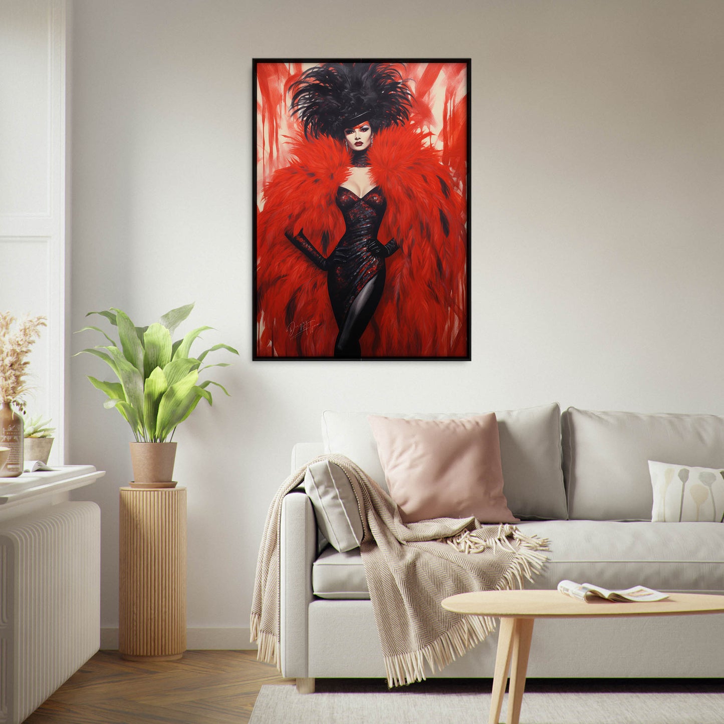 »Hollywood Red Carneval Girl 1«