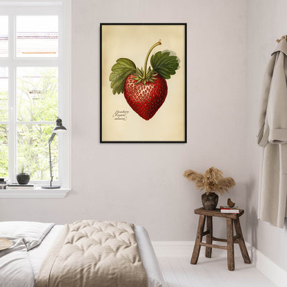 »Strawberry« botanisk vintageposter