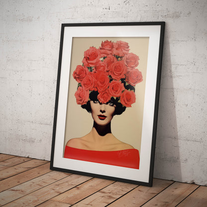»Woman With Roses 1«
