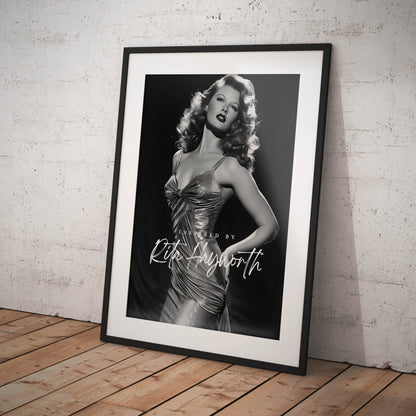 »Rita Hayworth in Satin Bombshell« poster