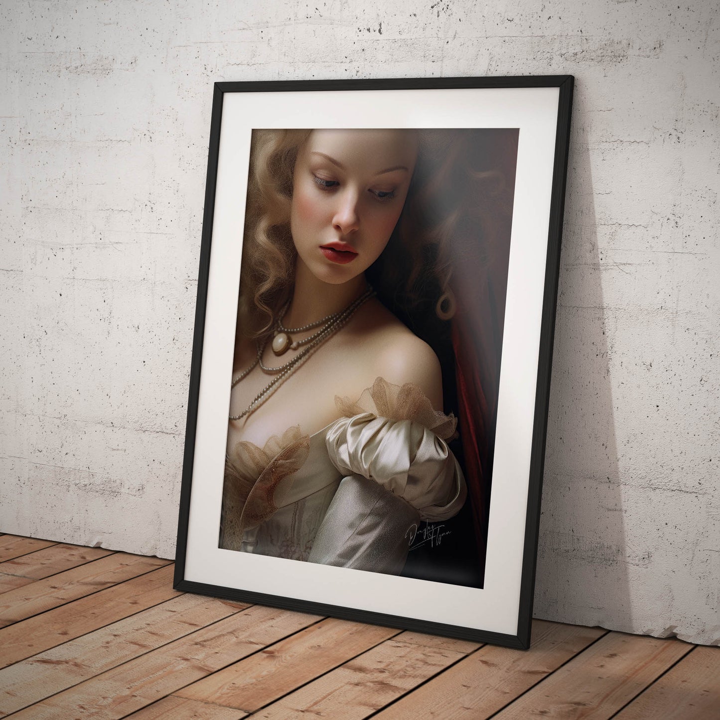 »Anne Rococo Girl Portrait 4«