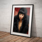»Elegant Lady with Black Fur 4«