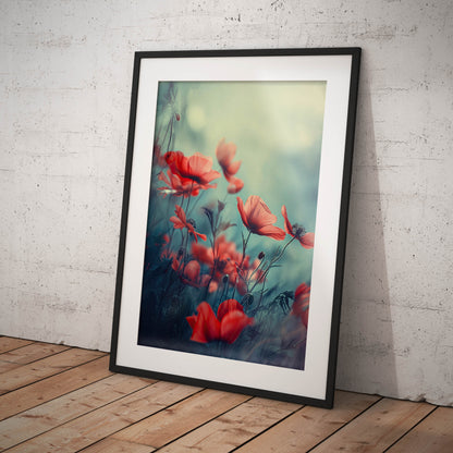 »Floral Symphony«, poster i fri fotografisk stil