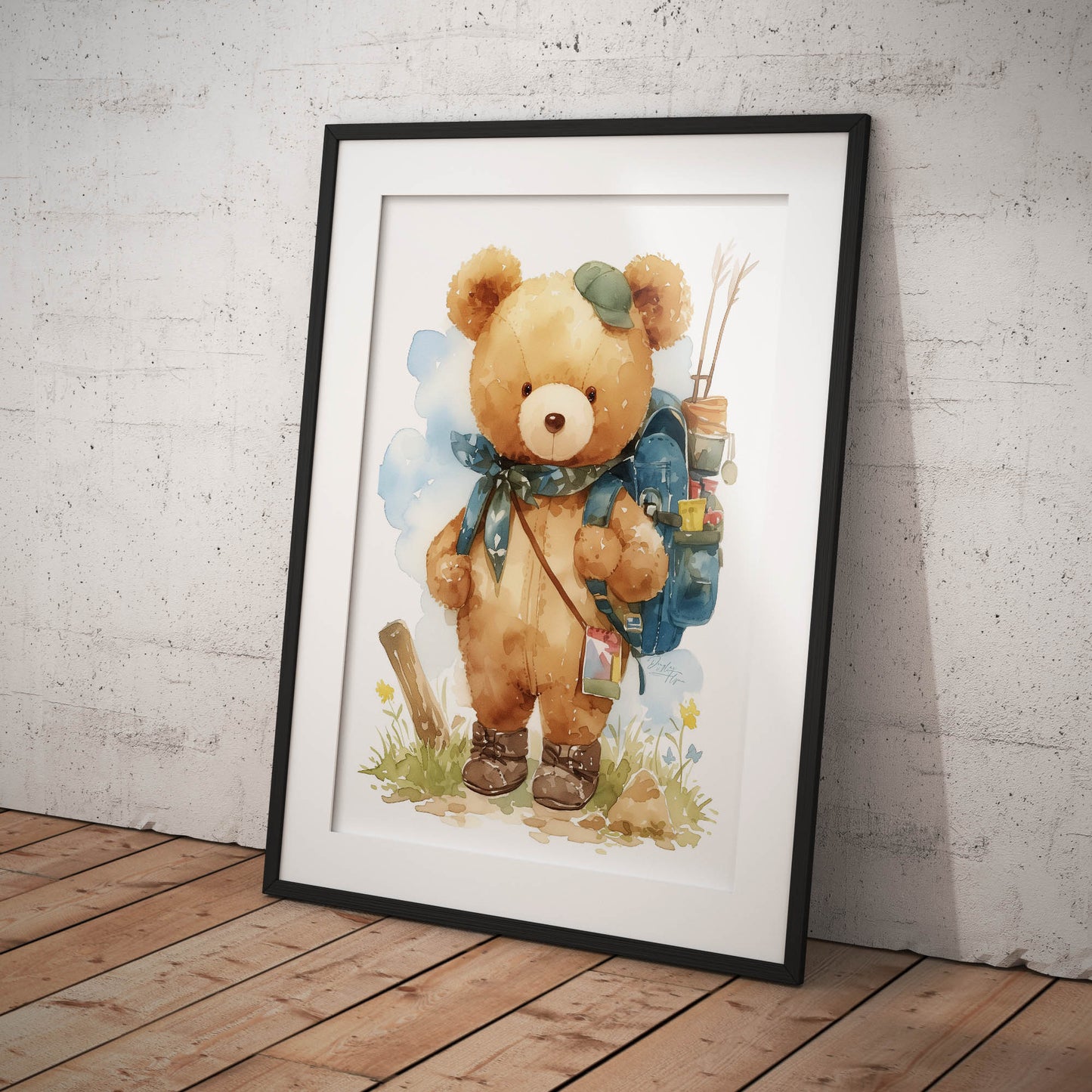 »Teddy Hiking« barnposter