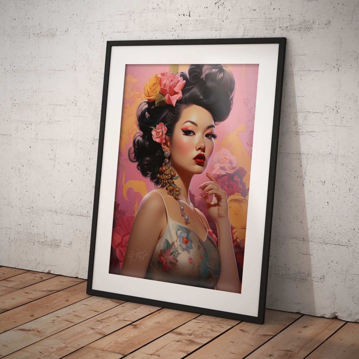 »Girl Oriental Pink Glamour«