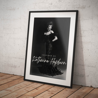 »Katharine Hepburn in Mermaid Gown« poster