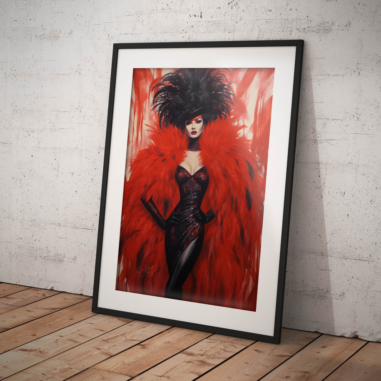 »Hollywood Red Carneval Girl 1«