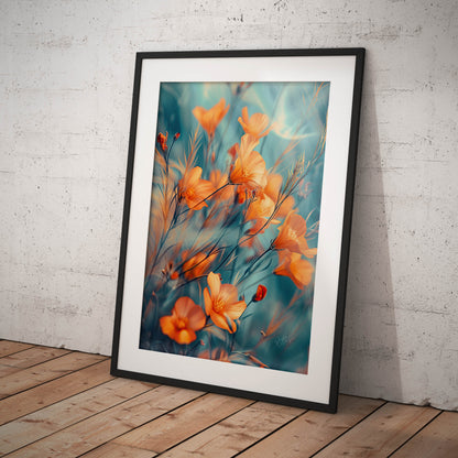 »Palette on Flowerss«, poster i fri fotografisk stil
