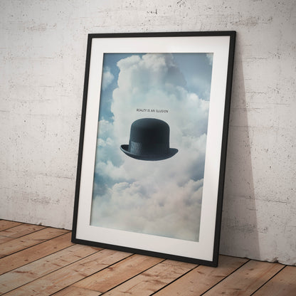 »Reality is an illusion« arty poster