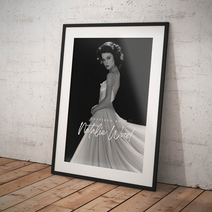 »Natalie Wood in A-line Gown« poster
