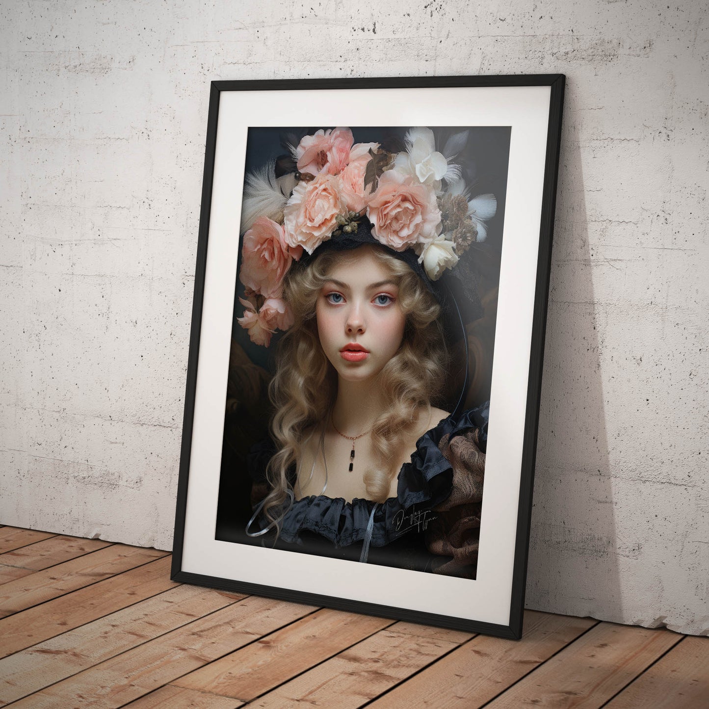»Mary Rococo Girl Portrait 4«