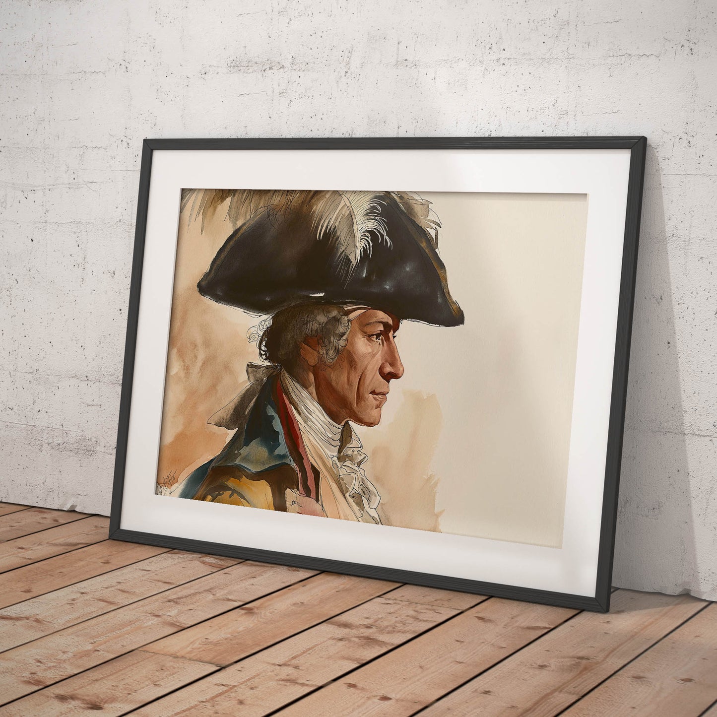 Empire Silhouette Tricorne Black Felt Hat