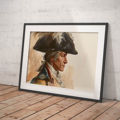 Empire Silhouette Tricorne Black Felt Hat