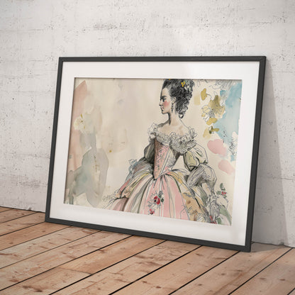 Pastel Pink Rococo-style Gown