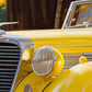 »Canary yellow 1930s Auburn vintage car«