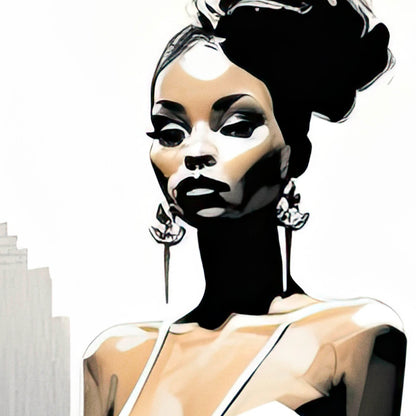 »Bold Asymmetrical Wedding Dress, 2010s with Oversized Bow«
