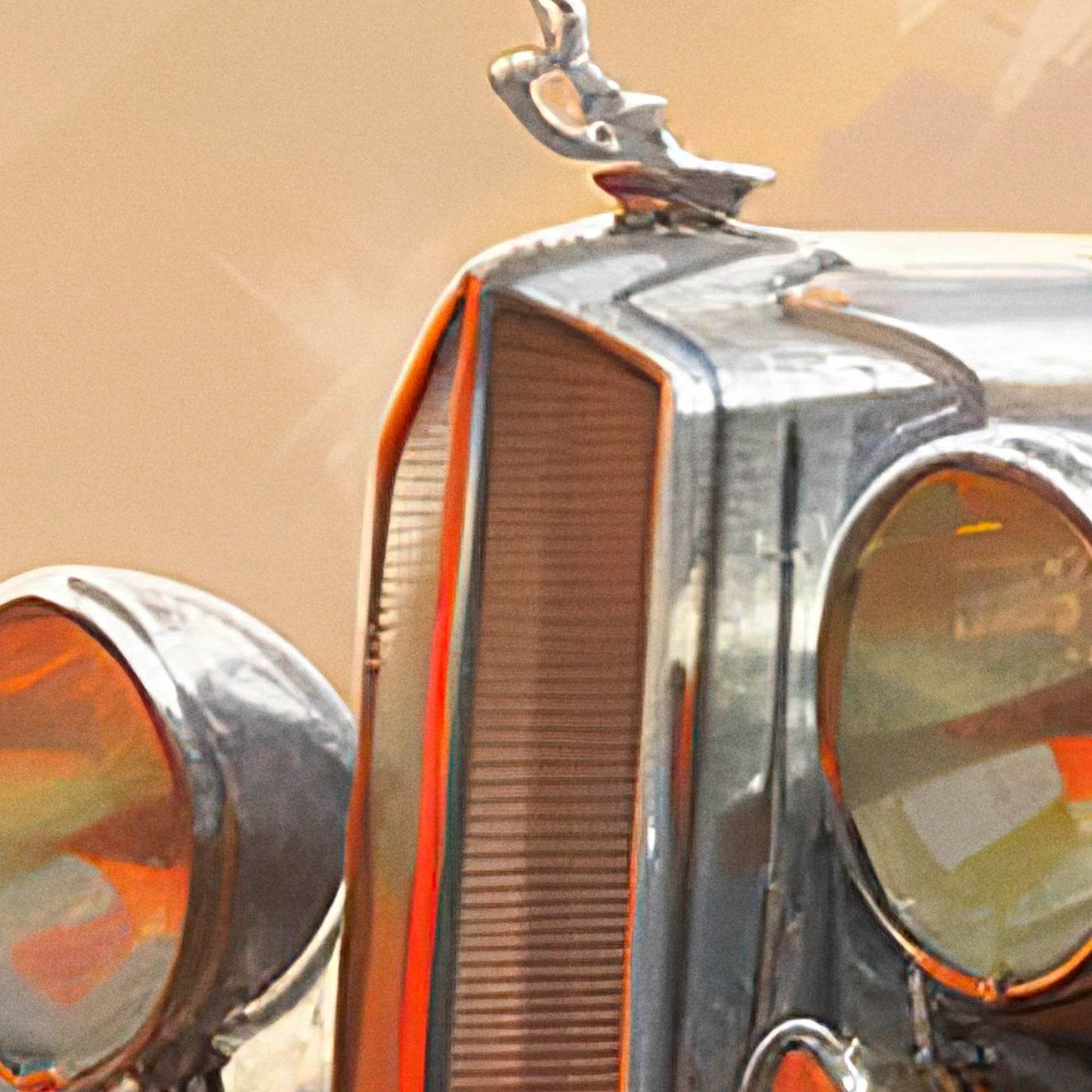 »Silver 1930s Pierce-Arrow Silver Arrow vintage cabriolet«