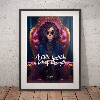 »A little sparkle, a lot of strength«