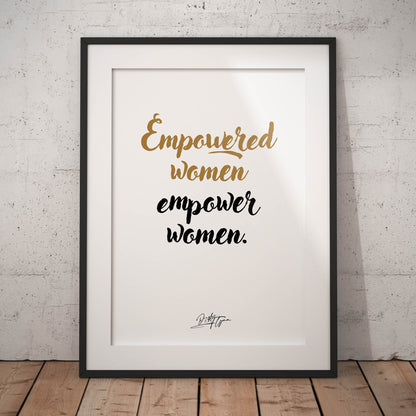 »Empowered women«