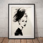 »Glamorous Fascinator, 1950s with Feather and Netting Accents«