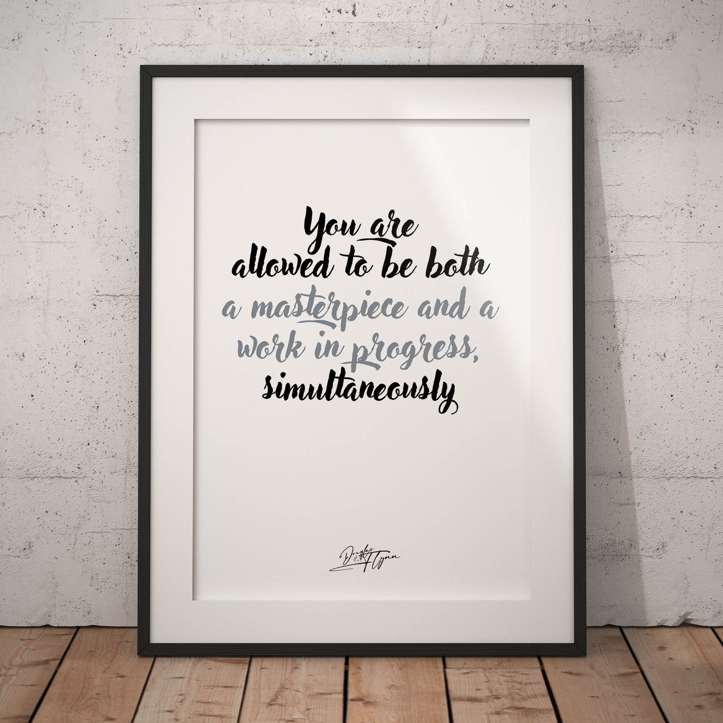 »You are allowed to be both«