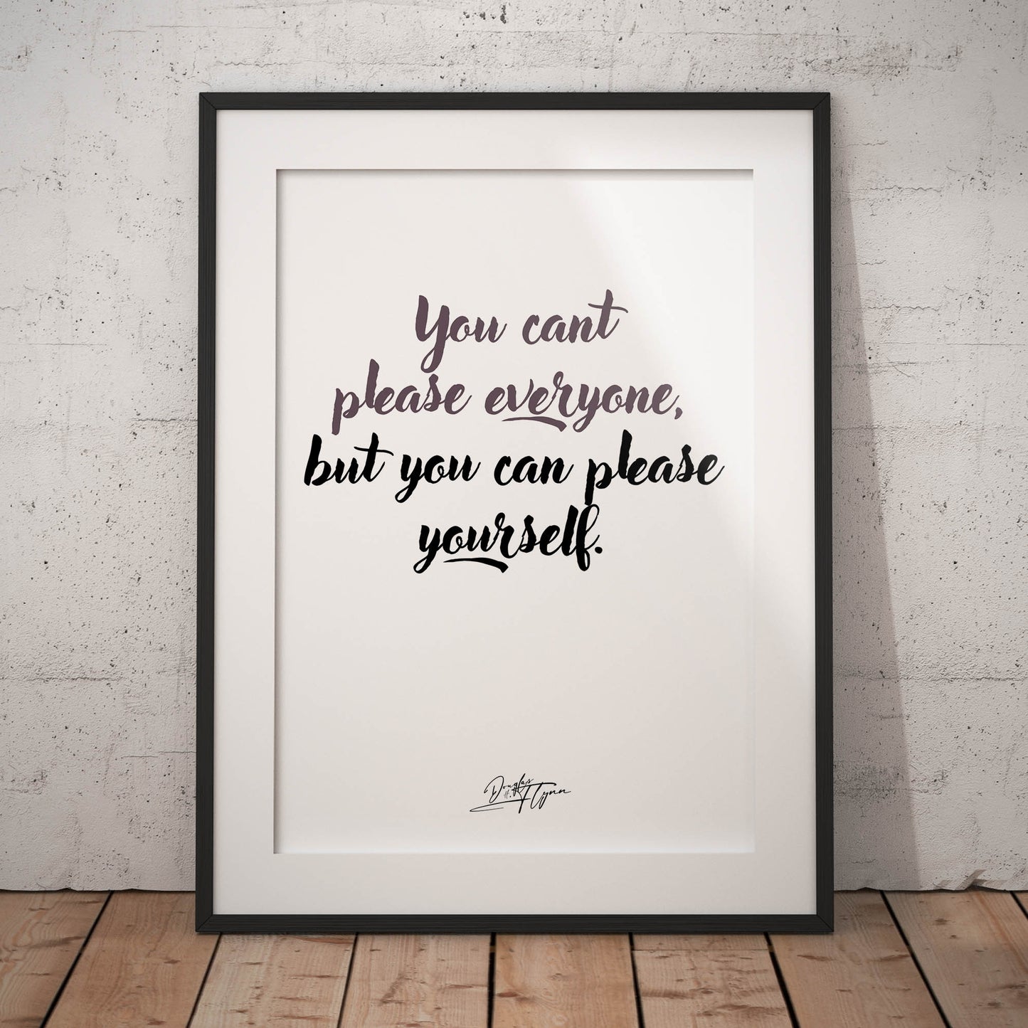 »You can't please everyone«