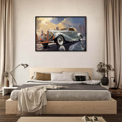 »Silver 1930s Pierce-Arrow Silver Arrow vintage cabriolet«