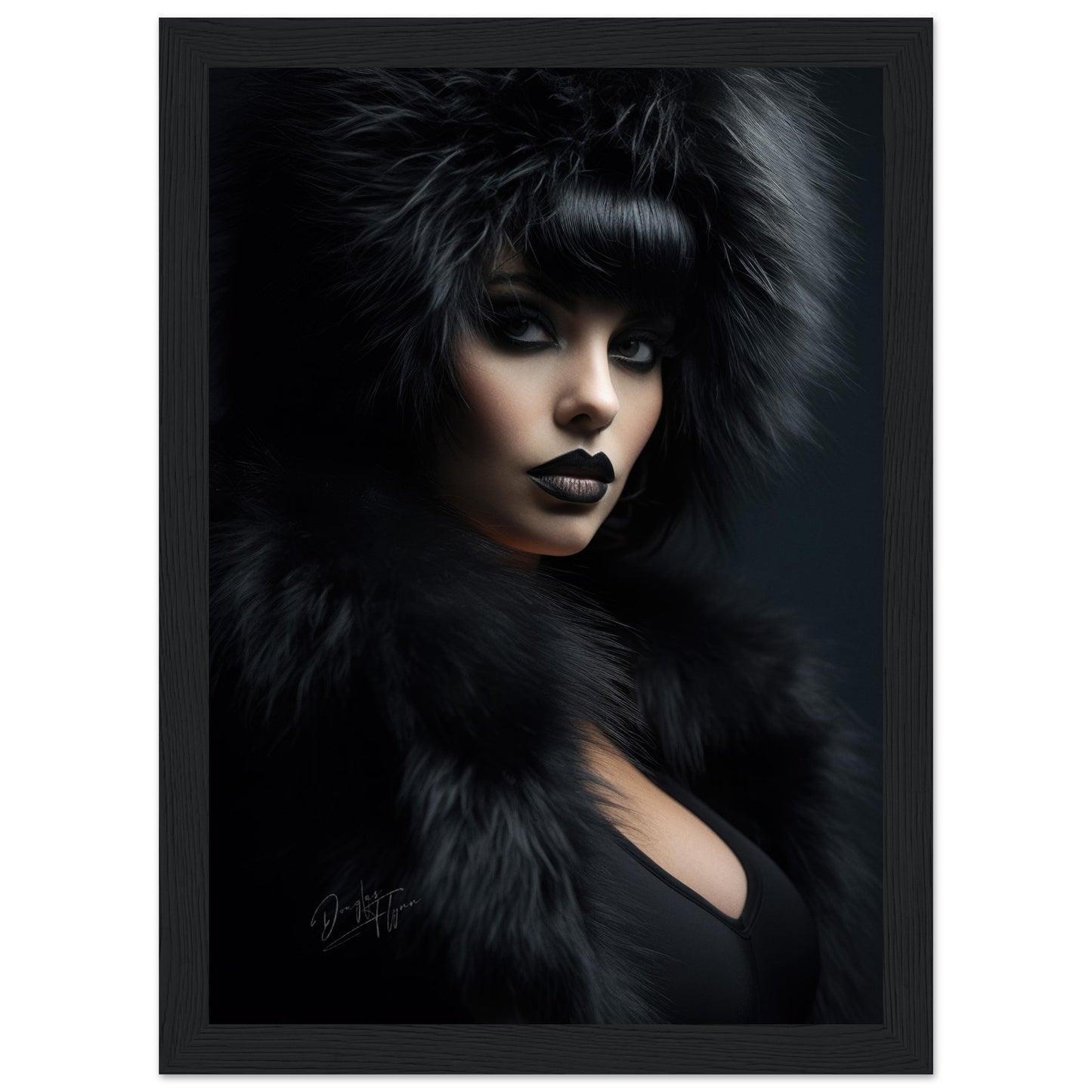 »Girl With Black Fur 3«