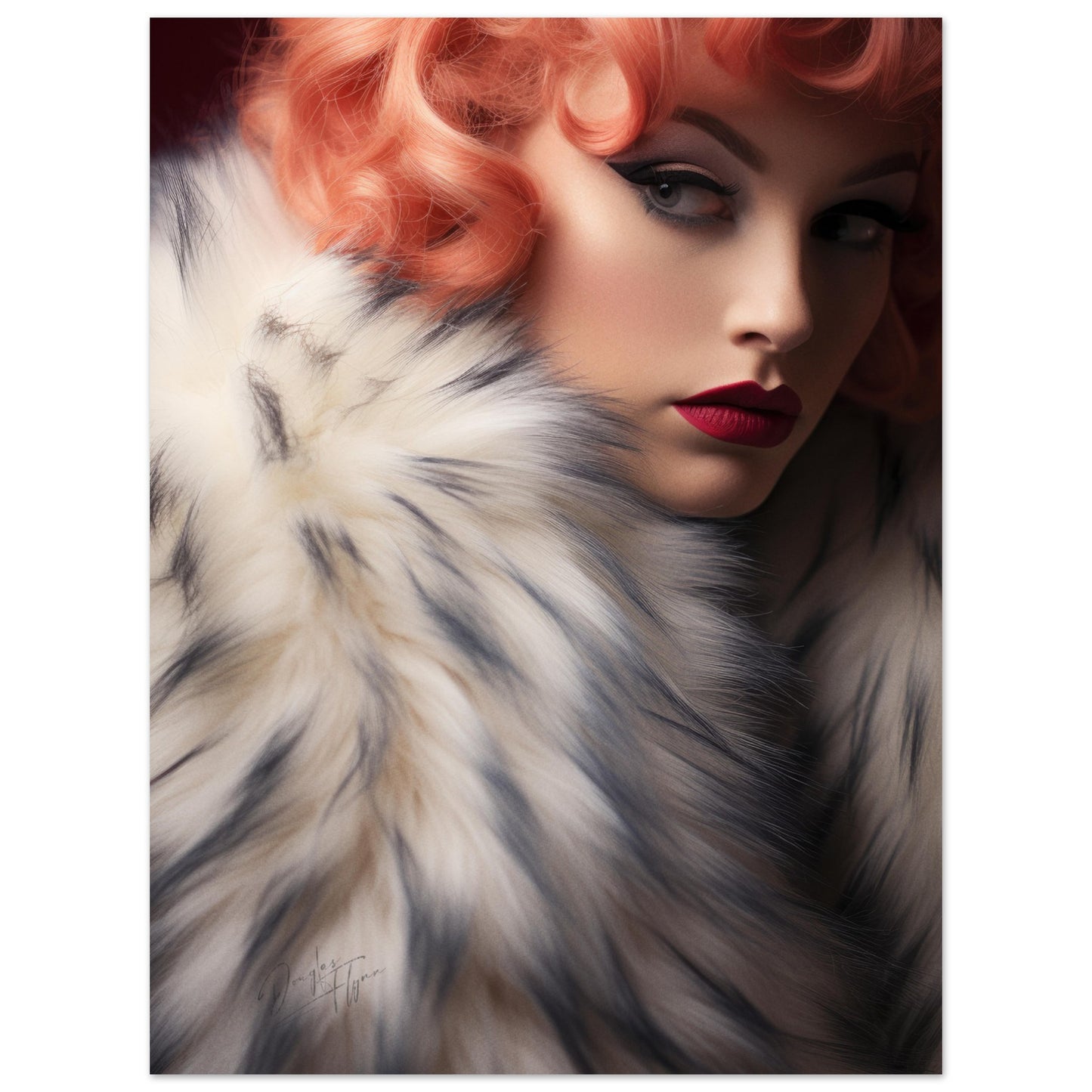 »Girl With White Fur 2«