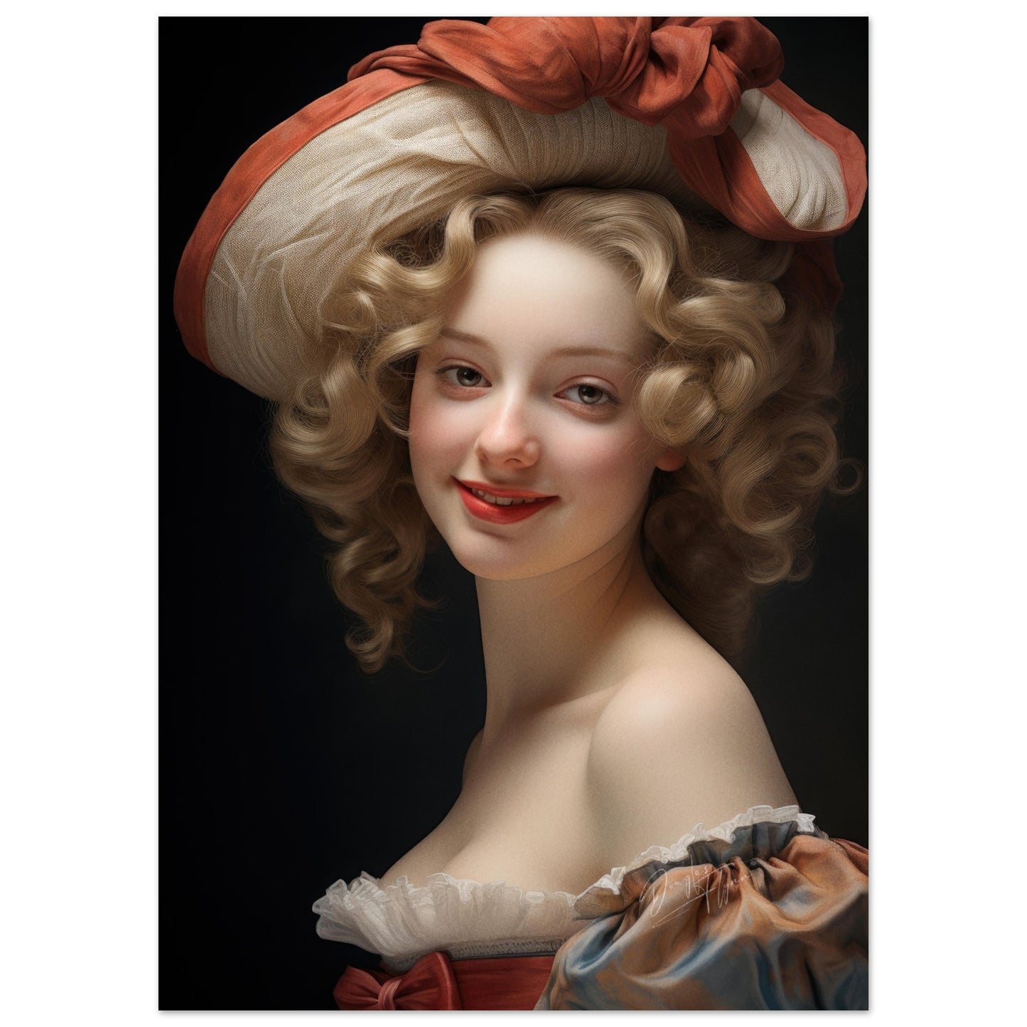 »Anne Rococo Girl Portrait 1«