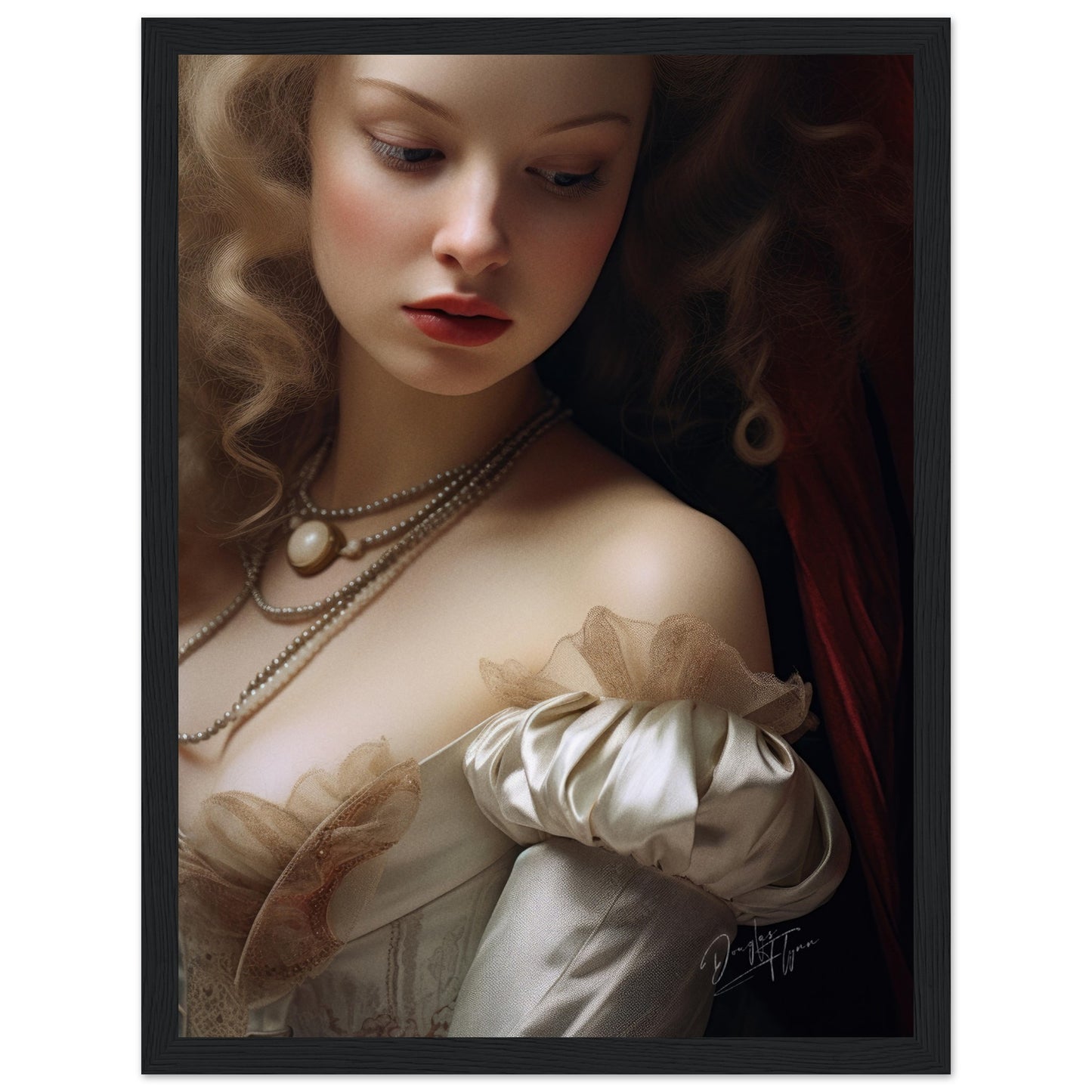 »Anne Rococo Girl Portrait 4«