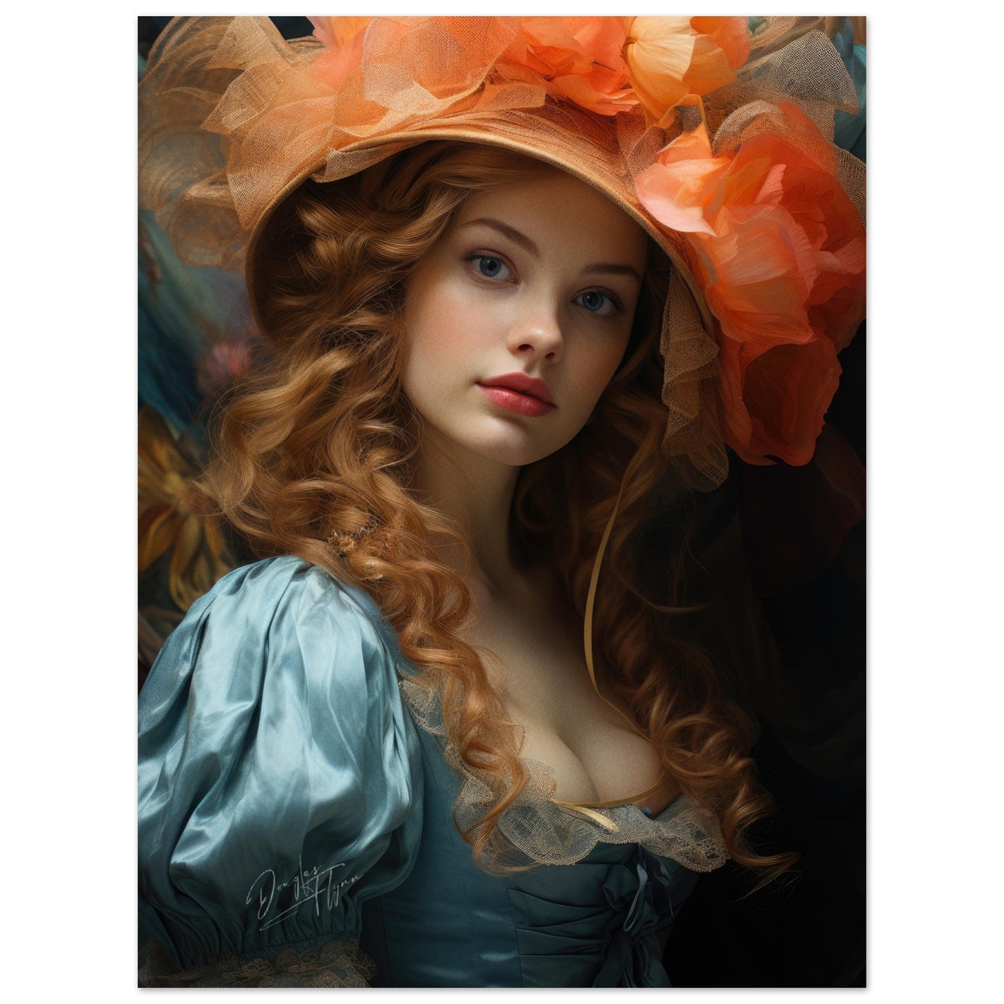 »Nina Rococo Girl Portrait 3«