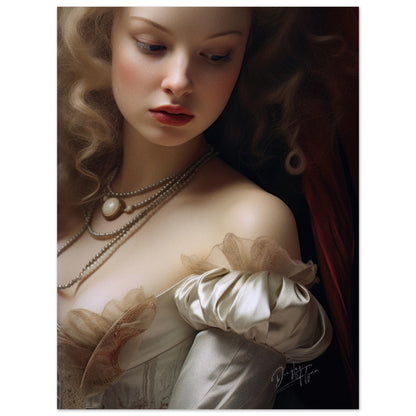 »Anne Rococo Girl Portrait 4«