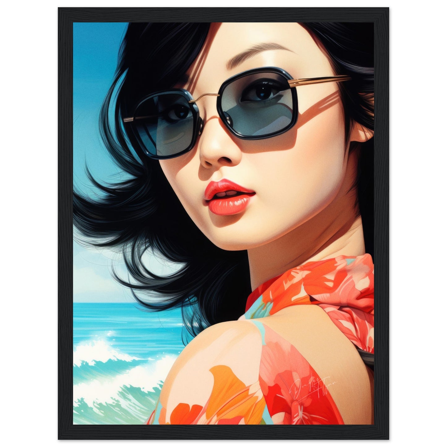 »Girl Oriental Beach Wear 1«
