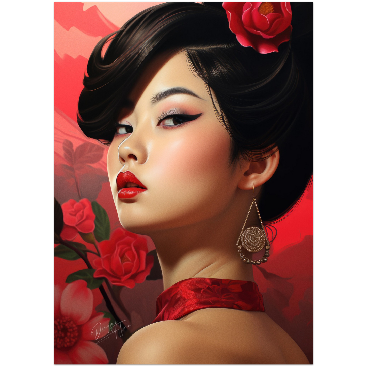 »Oriental Vintage Girl 4«