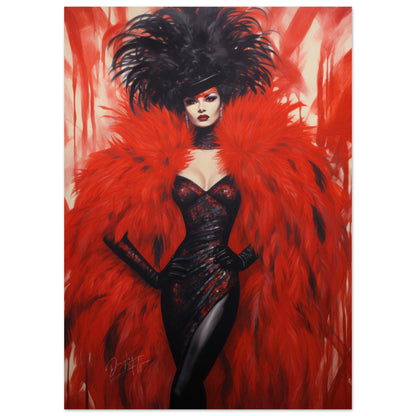 »Hollywood Red Carneval Girl 1«