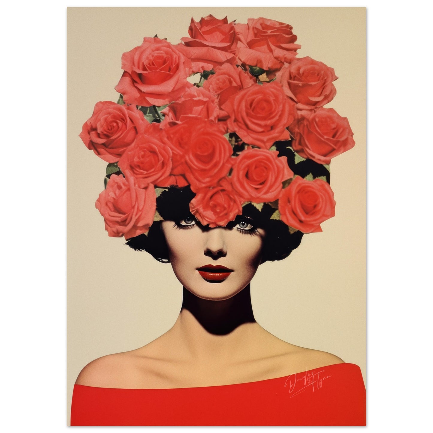 »Woman With Roses 1«