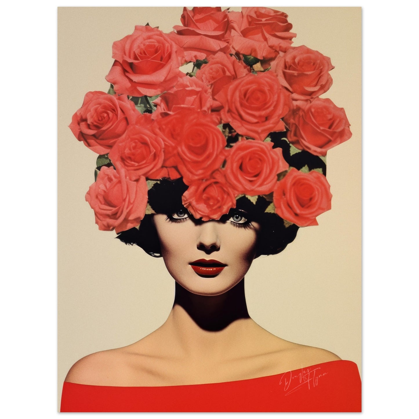 »Woman With Roses 1«