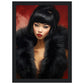 »Elegant Lady with Black Fur 4«