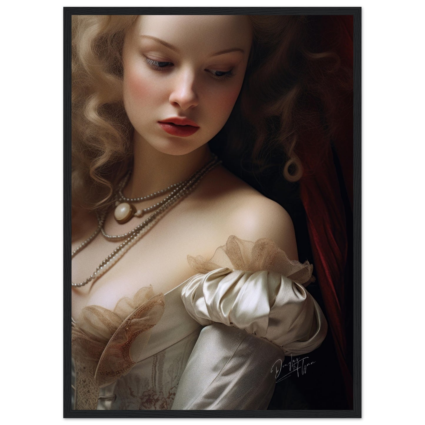 »Anne Rococo Girl Portrait 4«