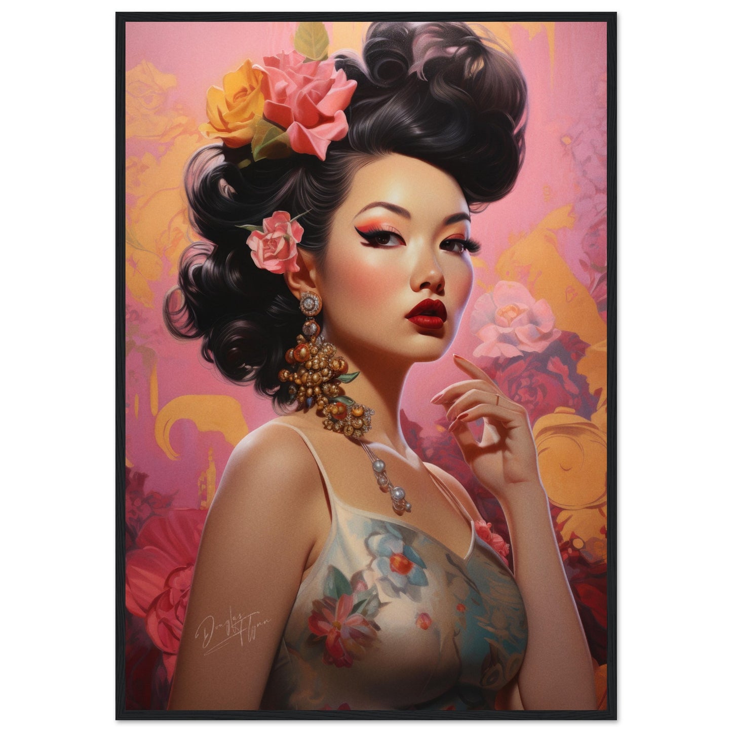 »Girl Oriental Pink Glamour«